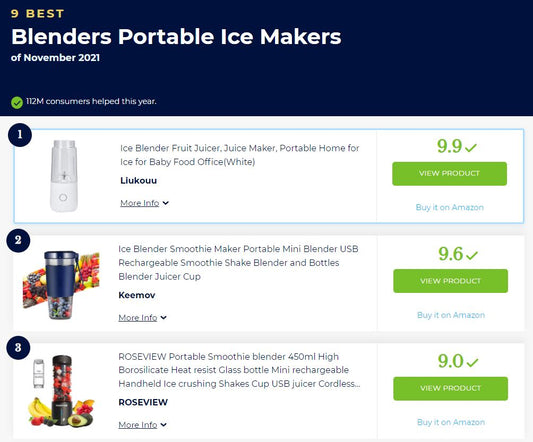 9 BEST Blenders Portable Ice Makers