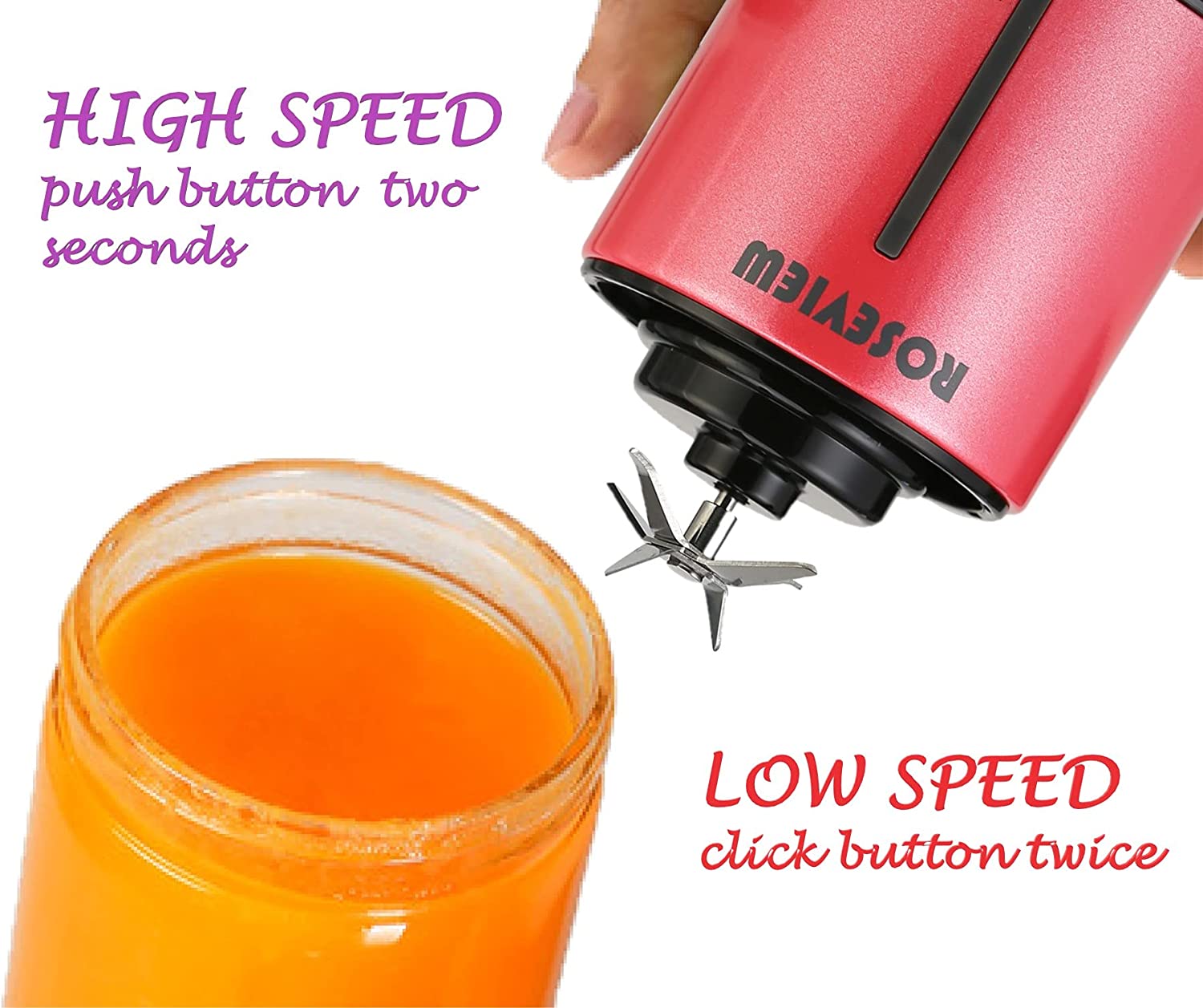 Portable Smoothie blender Glass bottle Mini rechargeable Handheld Ice crushing Shakes Cup USB juicer Cordless Personal smoothies maker Fruit mixer Juice sport travel healthy smoothy