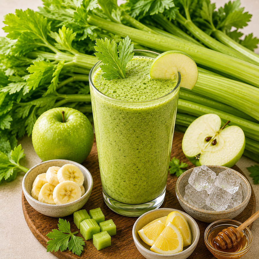 Celery Apple Smoothie: Crisp Green Blend