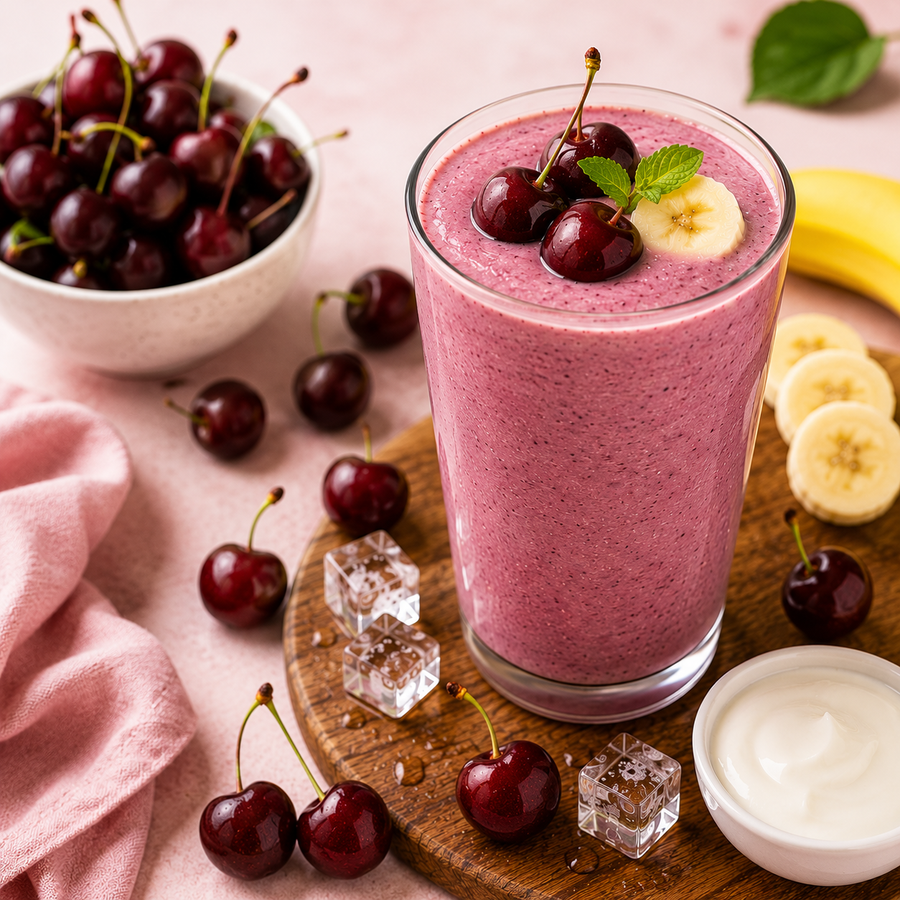 Cherry Smoothie: Creamy Dark Cherry Blend