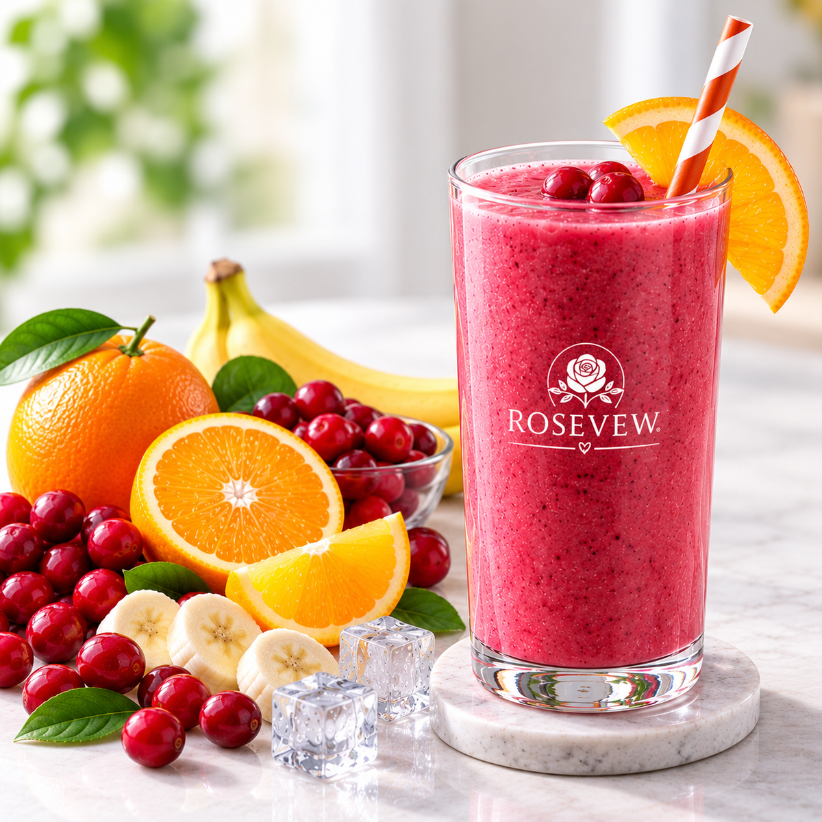 Cranberry Orange Smoothie: Tart Citrus Berry Blend