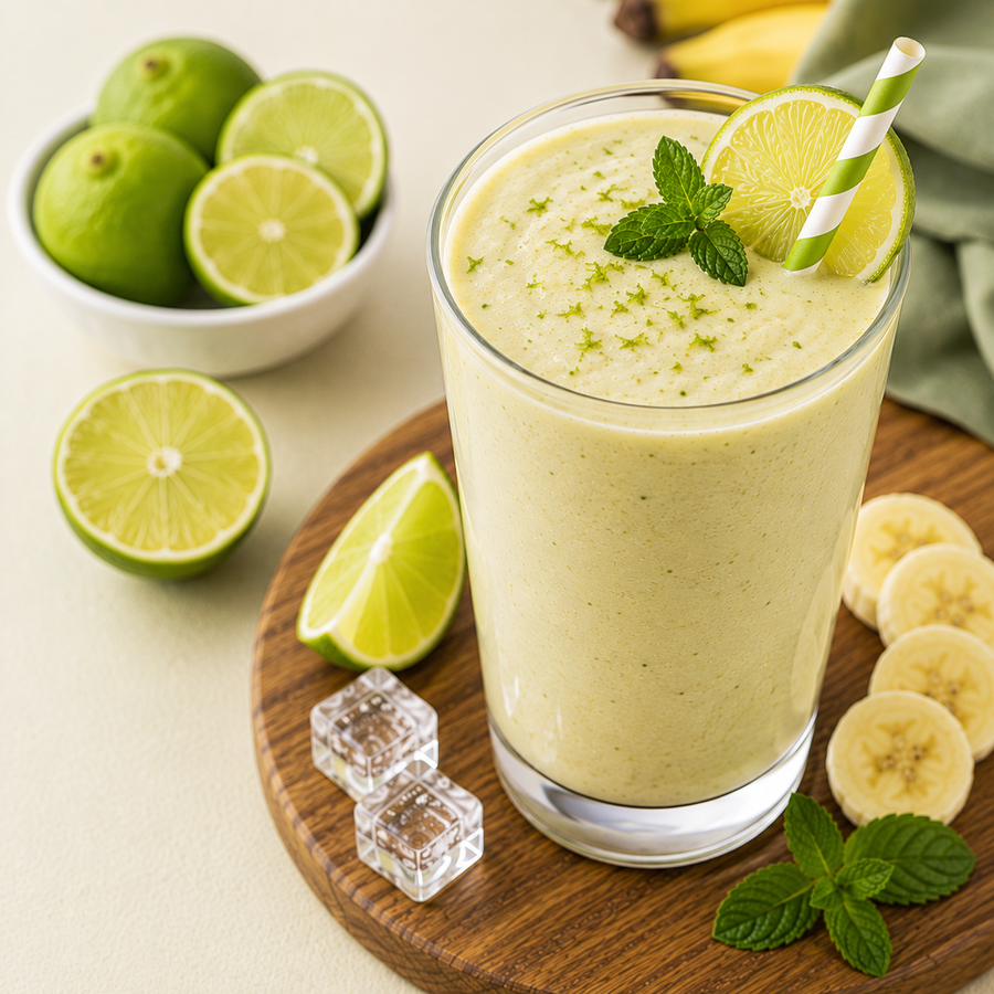 Key Lime Pie Smoothie: Tart & Creamy