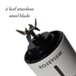 ROSEVIEW Blender Smoothie Portable jet blend smoothies Glass bottle Mini USB rechargeable Handheld 2 speed battery powered hand Mixer Shakes Cup fruit juicer Cordless maker (CA, White)