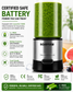 ROSEVIEW Blender Smoothie Portable pour smoothies Bouteille en verre Mini USB rechargeable Portable 2 vitesses alimenté par batterie jet manuel mélangeur Shakes Cup mélangeur presse-agrumes (CA, Inox) 