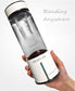 ROSEVIEW Blender Smoothie Portable jet blend smoothies Glass bottle Mini USB rechargeable Handheld 2 speed battery powered hand Mixer Shakes Cup fruit juicer Cordless maker (CA, White)