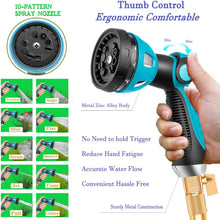 Tuyau d'arrosage extensible 50 pi 75 pi 100 pi 150 pi 200 pi Extensible 50 75 pi 100 pi 150 200 pi (CA, SkyBlue)