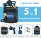 Garden Hose Expandable 50ft 75ft 100ft 150ft 200ft Expanding 50 75 feet 100 foot 150 200 ft (CA, DarkBlue)